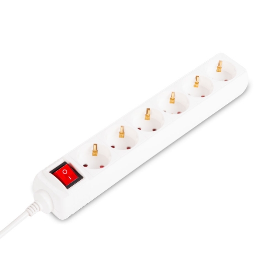 Imagine Prelungitor 6 prize cu întrerupător 3x1mm² 3m – INLET