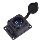 Imagine Grup 1 priză cauciuc IP44 negru – BYLION