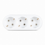 Imagine Triplu ștecher Schuko ceramic – IPEE