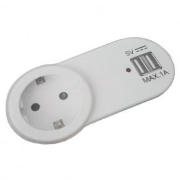 Imagine Adaptor Incarcator 2xUSB 1000mA