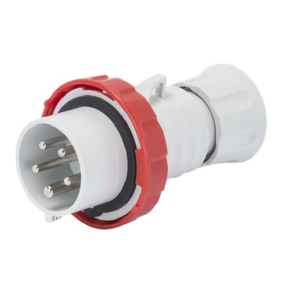 Imagine Fișă mobilă industrială 3P+N+E 32A 400V IP67 6h – GEWISS | GW60042H