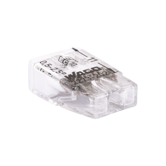 Imagine Clemă legătură 2 conductoare FY 0,5-2,5mm² – WAGO | 2273-202