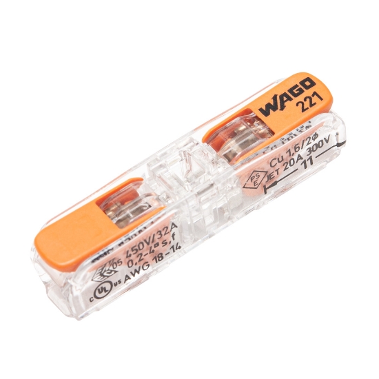 Imagine Clemă legătură linie FY/MYF 0,2-4mm² – WAGO | 221-2411