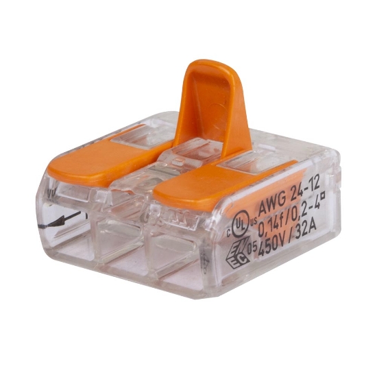 Imagine Clemă legătură 3 conductoare FY/MYF 0,2-4mm² – WAGO | 221-413