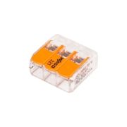 Imagine Clemă legătură 3 conductoare FY/MYF max. 6mm² – WAGO | 221-613