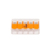 Imagine Clemă legătură 5 conductoare FY/MYF max. 6mm² – WAGO | 221-615
