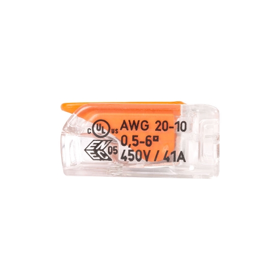 Imagine Clemă legătură 5 conductoare FY/MYF max. 6mm² – WAGO | 221-615