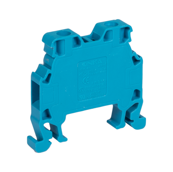 Imagine Clemă șir MRK 4mm² albastru – ONKA | ONKA-1025