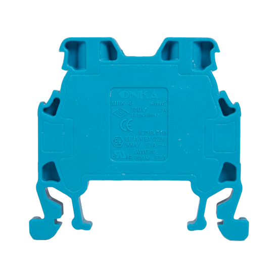 Imagine Clemă șir MRK 4mm² albastru – ONKA | ONKA-1025
