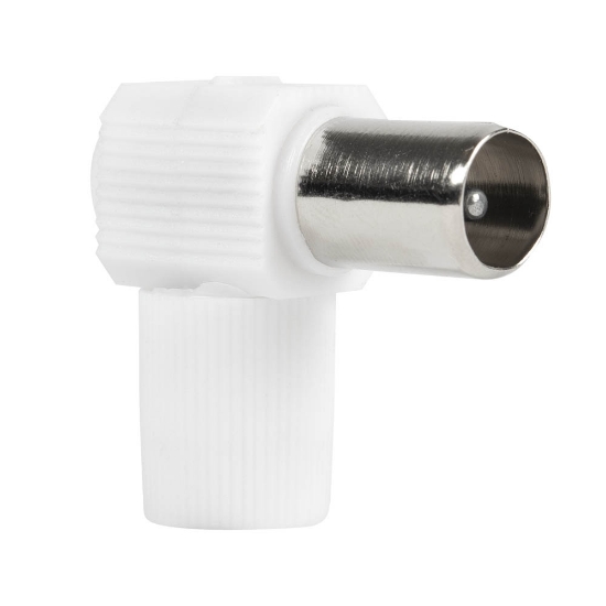Imagine Mufă TV tată 9,5mm cot 90° – NOVELITE