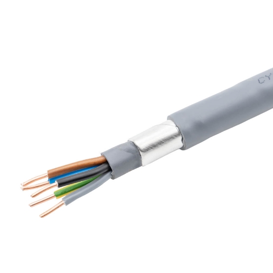 Imagine Cablu energie armat cupru, CYABY-F 5x1.5 mm² 
