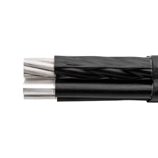 Imagine Cablu torsadat aerian aluminiu, T2XIR 50/8 OL-AL 3x25+16 mm² – unifilar