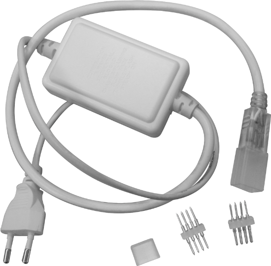 Imagine Cablu Alimentare Banda LED 230V IP68 Multicolor