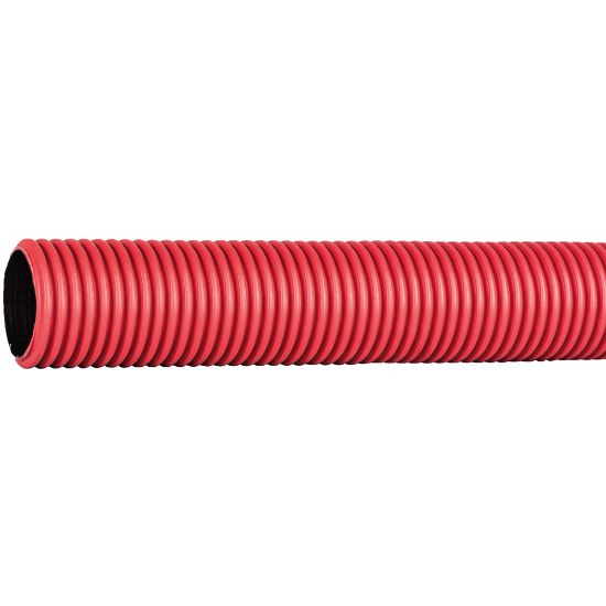 Imagine Țeavă corugată roșu PEHD Ø50mm 450N – TEHNOWORLD