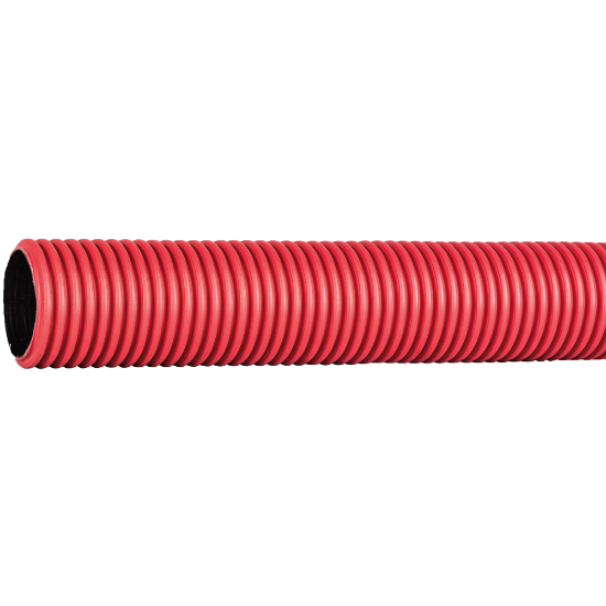 Imagine Țeavă corugată roșu PEHD Ø50mm 450N – TEHNOWORLD