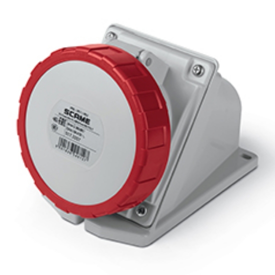 Imagine Priză industrială aplicată 3P+N+E 32A 400V IP67 – SCAME | 517.3257