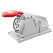 Imagine Priză industrială aplicată 3P+N+E 16A 400V IP44 6h 90° – GEWISS | GW62482