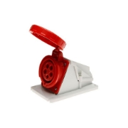 Imagine Priză industrială aplicată 3P+N+E 16A 400V IP67 6h 90° – GEWISS | GW62505