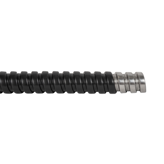 Imagine Tub flexibil metalic cu izolatie PVC Ø18mm 50m/colac – NOVELITE