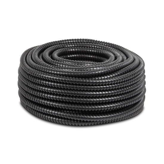 Imagine Tub flexibil metalic cu izolatie PVC Ø18mm 50m/colac – NOVELITE