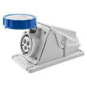 Imagine Priză industrială aplicată 2P+E 16A 230V IP67 6h 90° – GEWISS | GW62499
