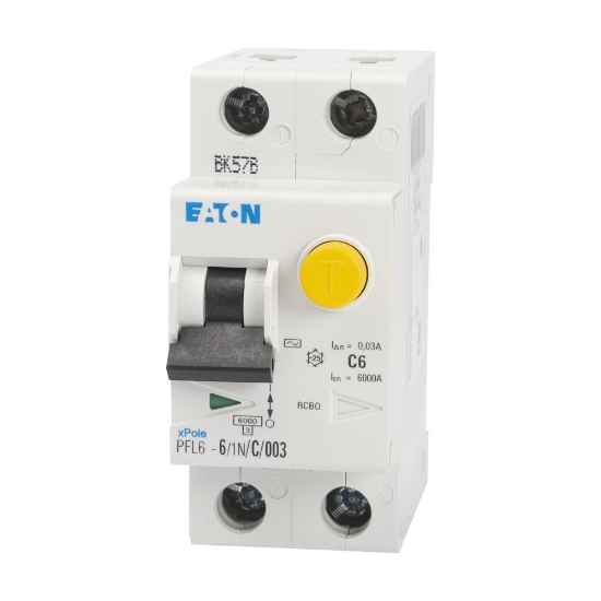 Imagine Intrerupator Diferential 6A 1P+N C 6KA