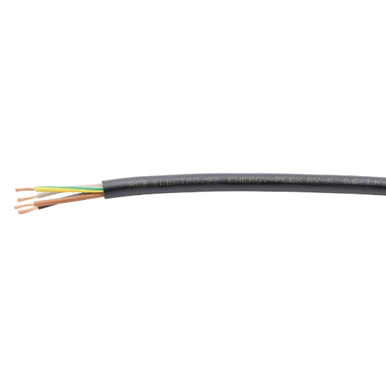 Imagine Cablu energie flexibil cupru, RV-K 4x2.5 mm² – tambur