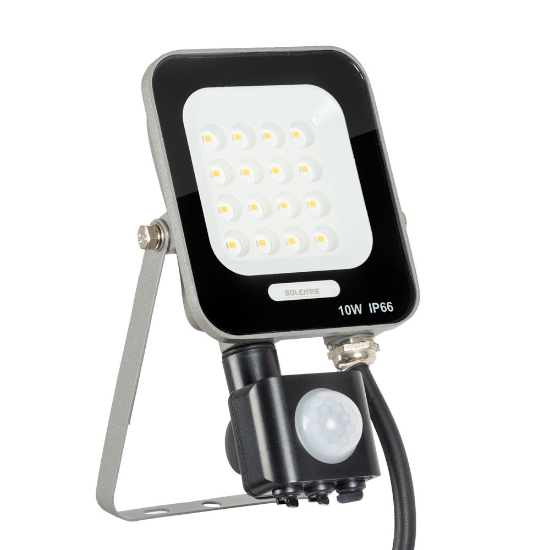 Imagine Proiector LED cu Senzor 10W 4000K IP65 - SOLENTIS