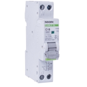 Imagine RCBO într-un singur modul Ex9NLE EL 1PN B16 30mA EU, 111148, Noark