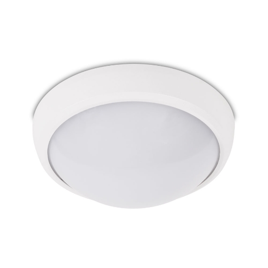 Imagine Corp BAT LED cu Senzor si Kit EM Rotund Alb IP65 18W 6400K Dispersor Opal - NOVELITE