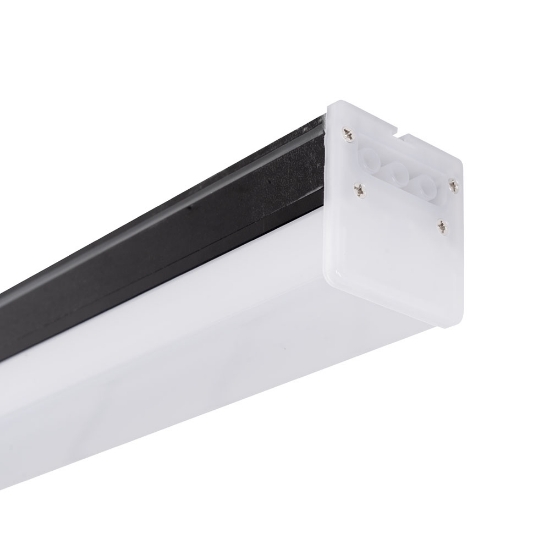 Imagine Corp Liniar Interconectabil LED Negru 30W 4000K 900mm IP44 Dispersor Opal - NOVELITE