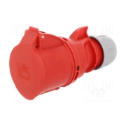 Imagine Priză mobilă 3P+N+E 32A IP44 380V – PCE | APCE-225-6