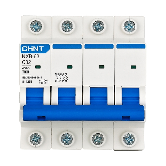 Imagine Intrerupator automat 32A 4P 6KA C32, Chint