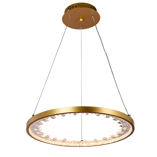 Imagine Pendul Linea LED 26W 3CCT 2080lm IP20, auriu, Erste