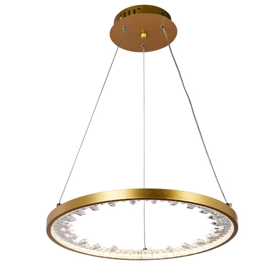 Imagine Pendul Linea LED 26W 3CCT 2080lm IP20, auriu, Erste
