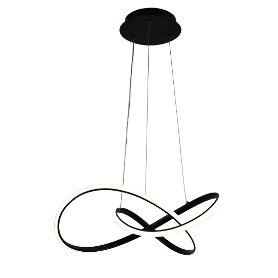 Imagine Pendul Libra LED 55W 3CCT 3410lm IP20, negru, Erste