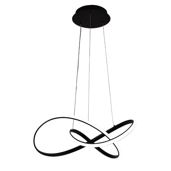 Imagine Pendul Libra LED 55W 3CCT 3410lm IP20, negru, Erste