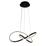 Imagine Pendul Libra LED 55W 3CCT 3410lm IP20, negru, Erste