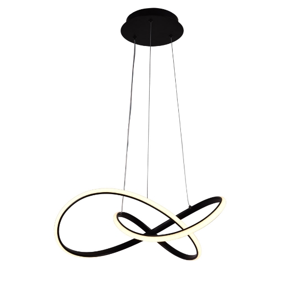 Imagine Pendul Libra LED 55W 3CCT 3410lm IP20, negru, Erste