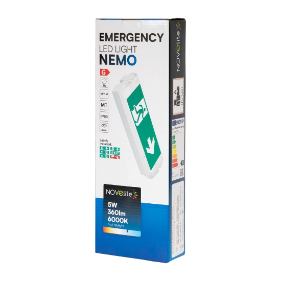 Imagine Corp Emergenta LED PT NEMO 3H Mentinut/Nementinut 5W IP65 - NOVELITE