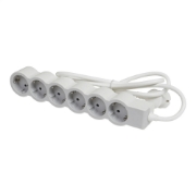 Imagine Prelungitor 6 prize Schuko 3x1,5mm² 1,5m alb-gri – LEGRAND | 694557