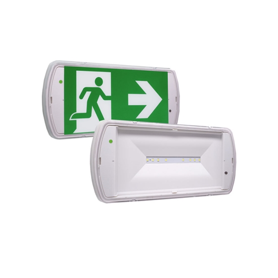 Imagine Corp emergență LED aplicat 3,2W menținut/nemenținut 3h IP42 100lm cu pictograme – EATON | SL2MNM42D3C3A