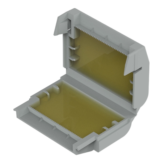 Imagine Gelbox pentru cleme 221/2273, max. 5x4 mm² gri – WAGO | 207-1332