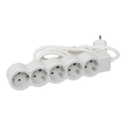 Imagine Prelungitor 5 prize Schuko 3x1,5mm² 1,5m alb-gri – LEGRAND | 694555