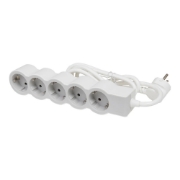 Imagine Prelungitor 5 prize Schuko 3x1,5mm² 3m alb-gri – LEGRAND | 694563
