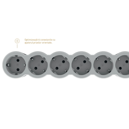 Imagine Prelungitor 3 prize Schuko 3x1,5mm² 5m alb-gri – LEGRAND | 694567