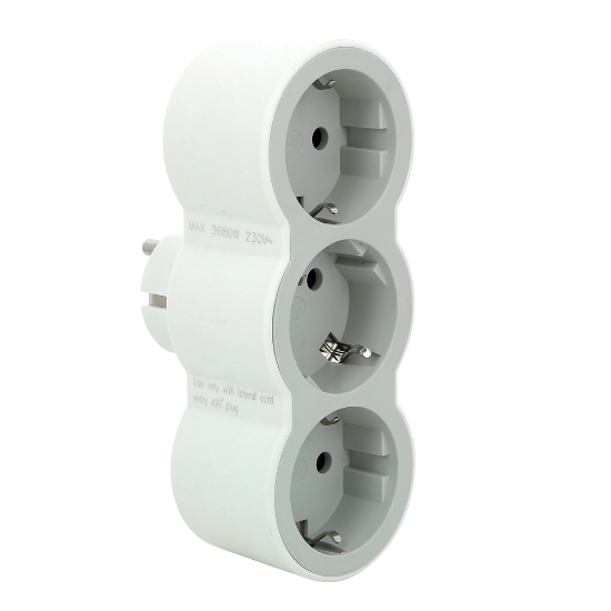 Imagine Adaptor 3 prize 16A alb-gri – LEGRAND | 694518
