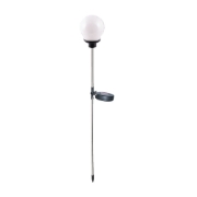 Imagine Lampa Solara LED Blanco Alb+Crom 10x10x84cm