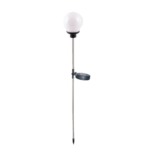 Imagine Lampa Solara LED Blanco Alb+Crom 10x10x84cm