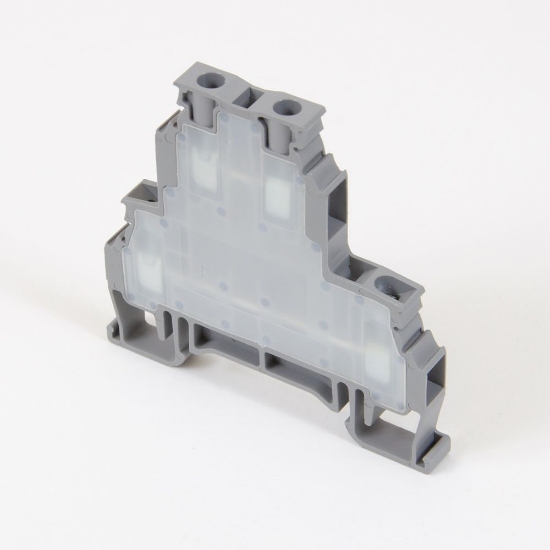 Imagine Clemă șină dublă MRK-C 4 mm² gri – ONKA | ONKA-1652
